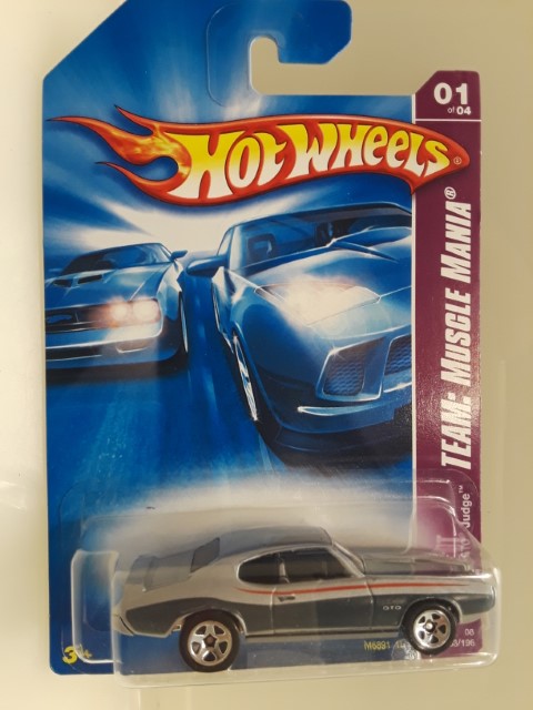 2008 How Wheels PONTIAC GTO JUDGE 1/64 TEAM: MUSCLE MANIA #01/04 #133/196 c